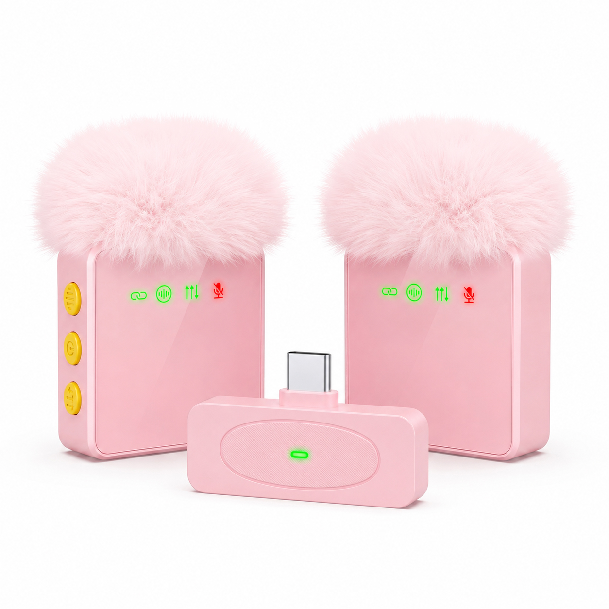 Type C Adapter - Nuevo Micrófono Lavalier Inalámbrico, Puerto USB-C,