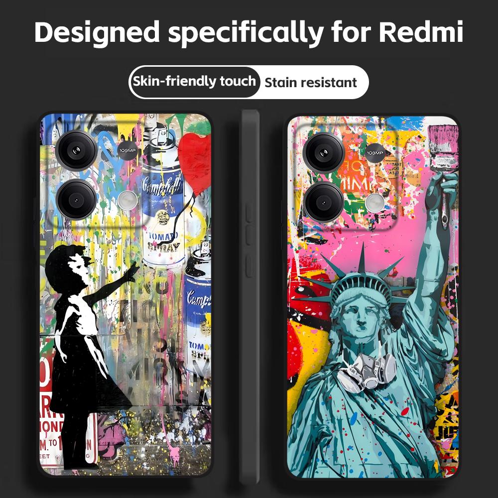 X Phone Accessories - Banksy Graffiti Art funda de teléfono