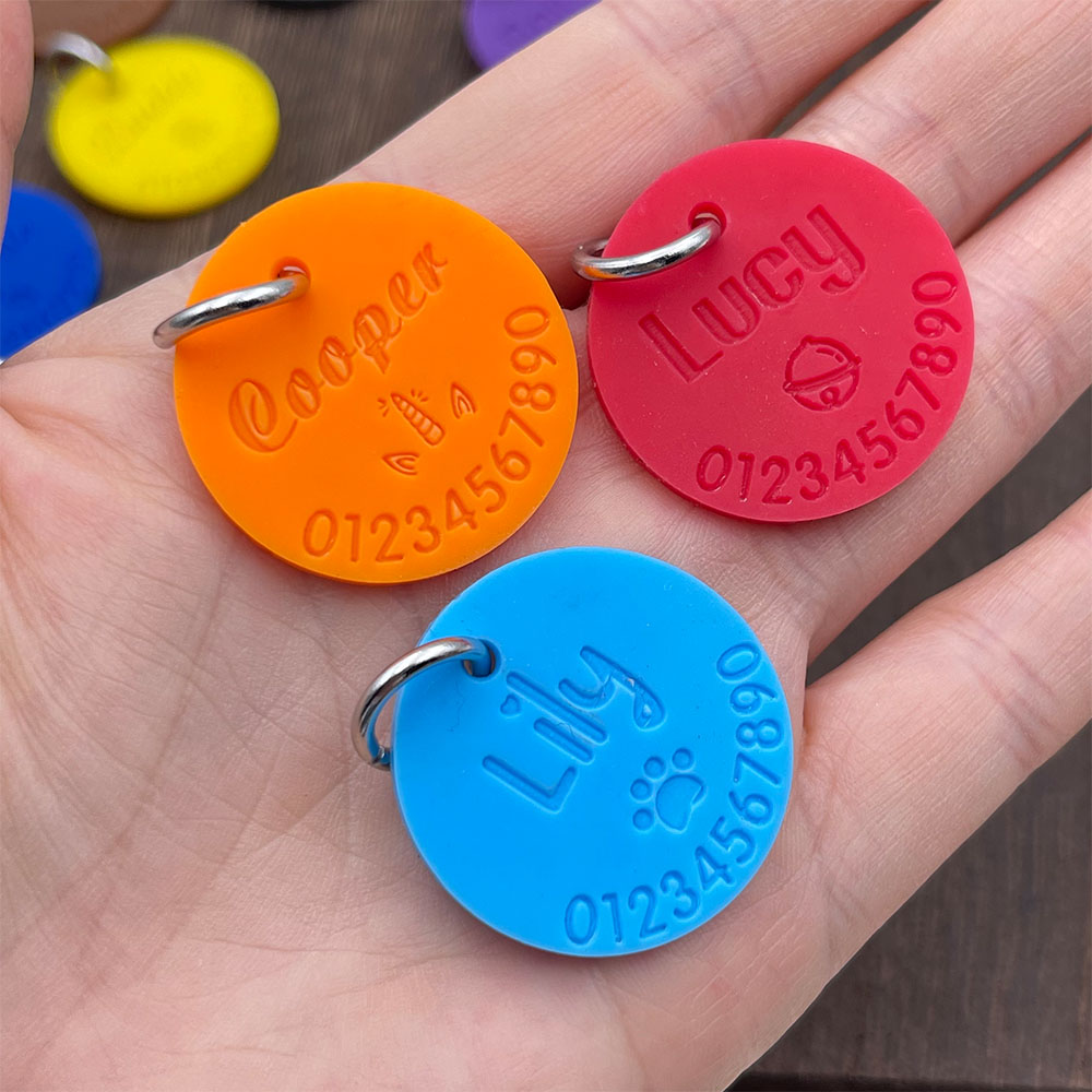 Phone Accessories And Names - Etiqueta de identificación antipérdida de silicona