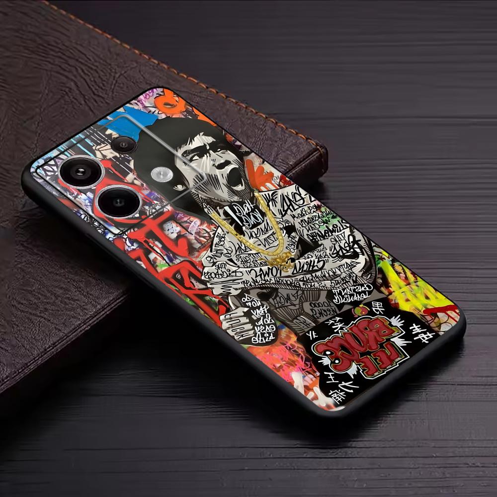 Banksy Graffiti Art funda de t - X Phone Accessories reseña y precio