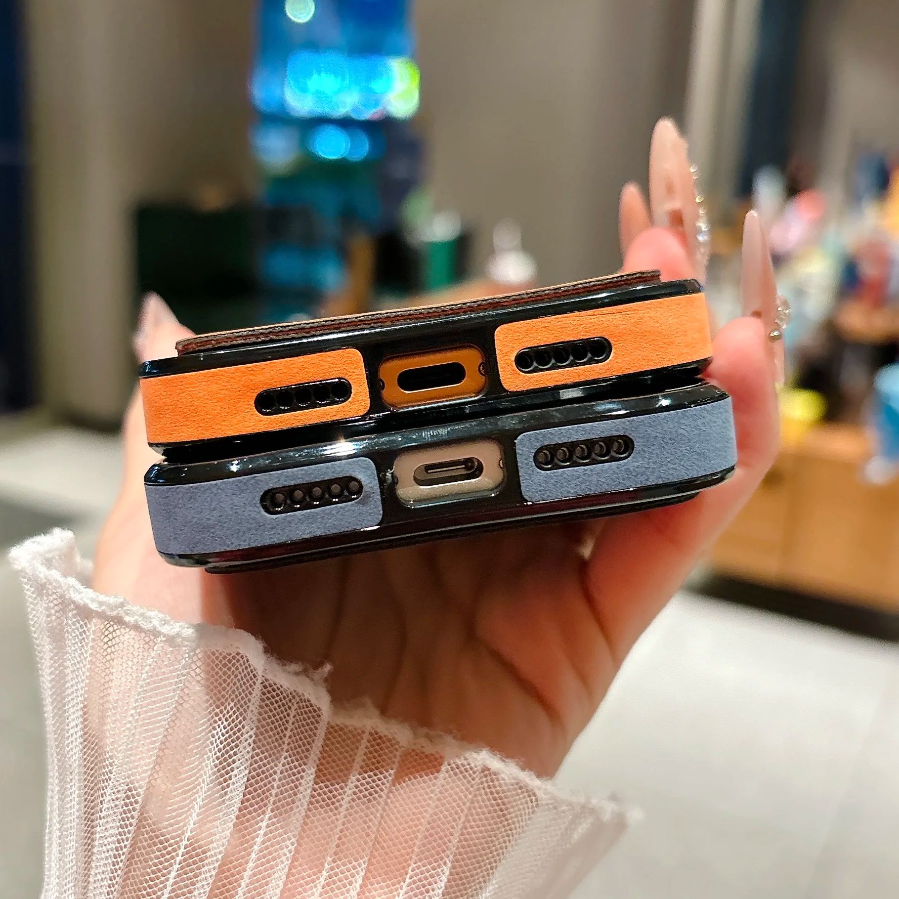 Funda de teléfono de piel de a - Phone Accessories Business reseña y precio