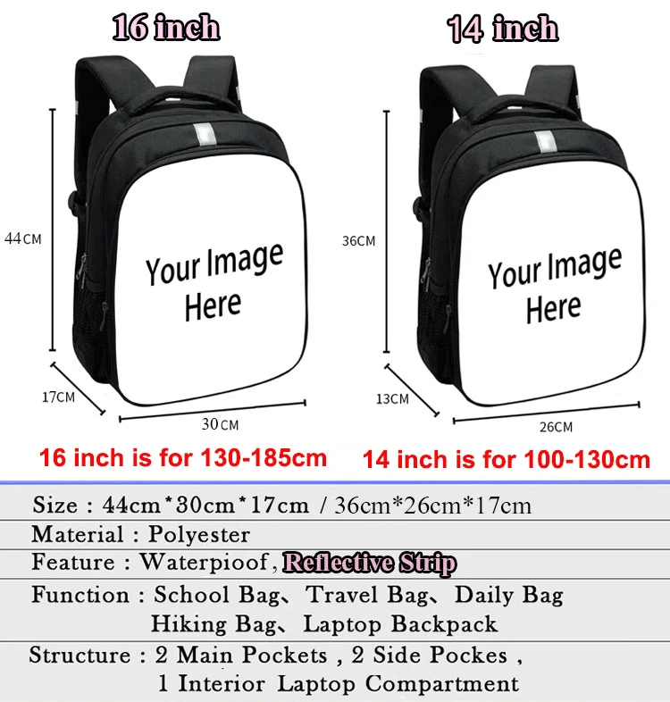 3 unids/set mochilas personali - Phone Accessories Wholesale In China reseña y precio