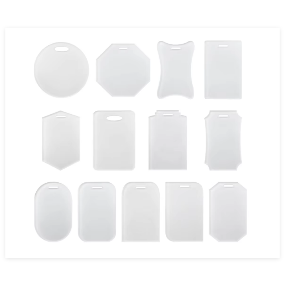 30 Etiquetas de Equipaje Acríl - Phone Accessories And Names reseña y precio