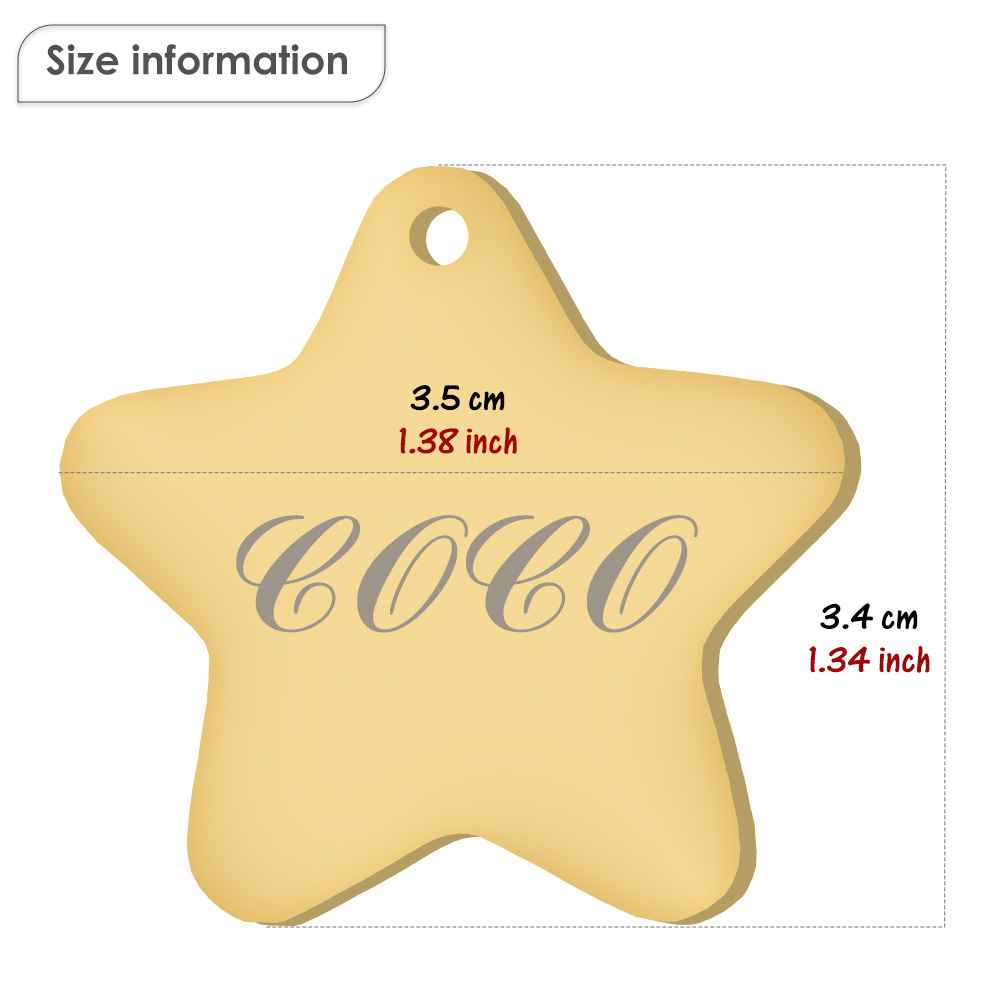 Colgante de estrella con nombr - Phone Accessories And Names reseña y precio