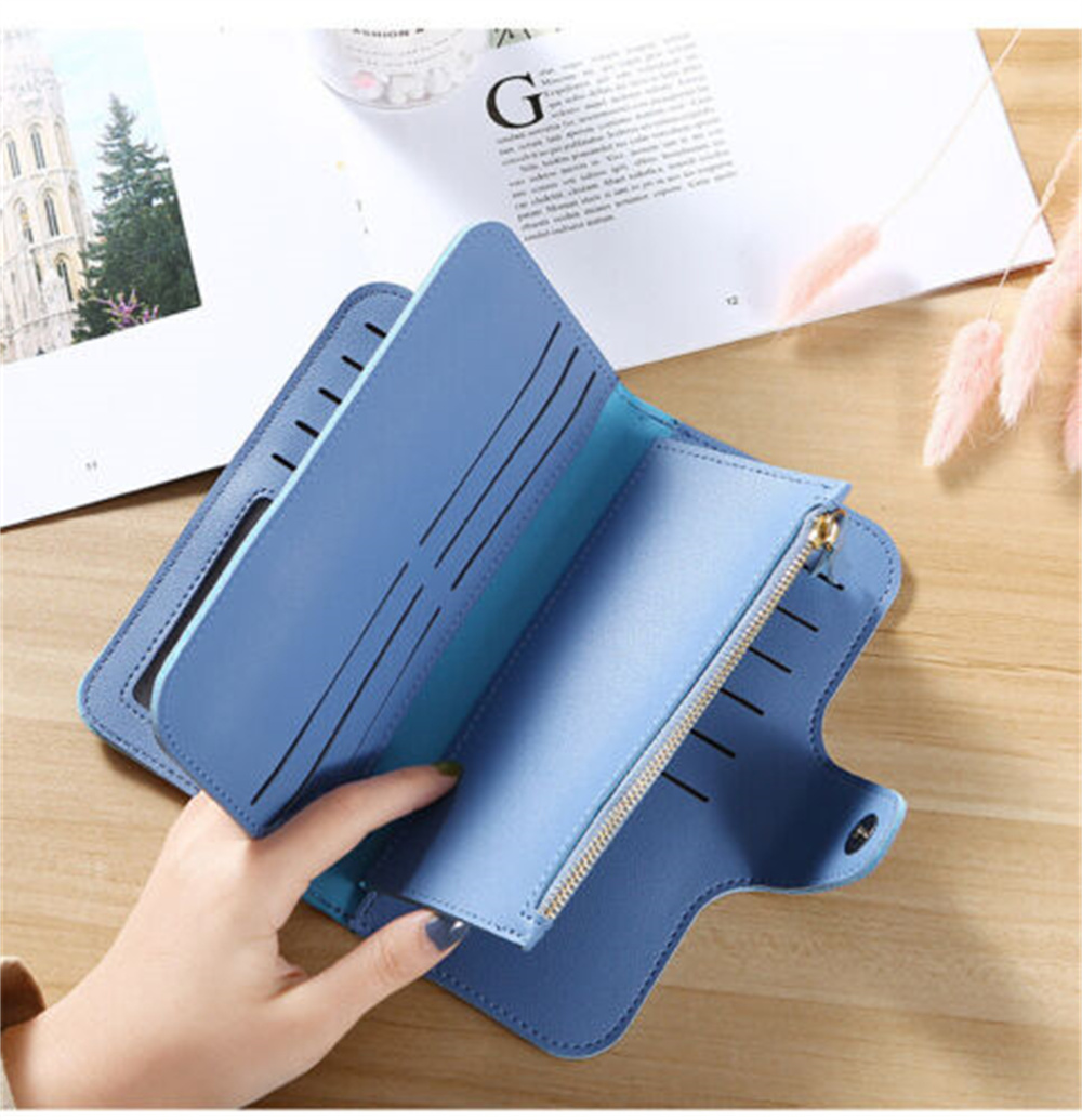 Cartera de cuero para mujer, m - Phone Accessories Wholesale In China reseña y precio