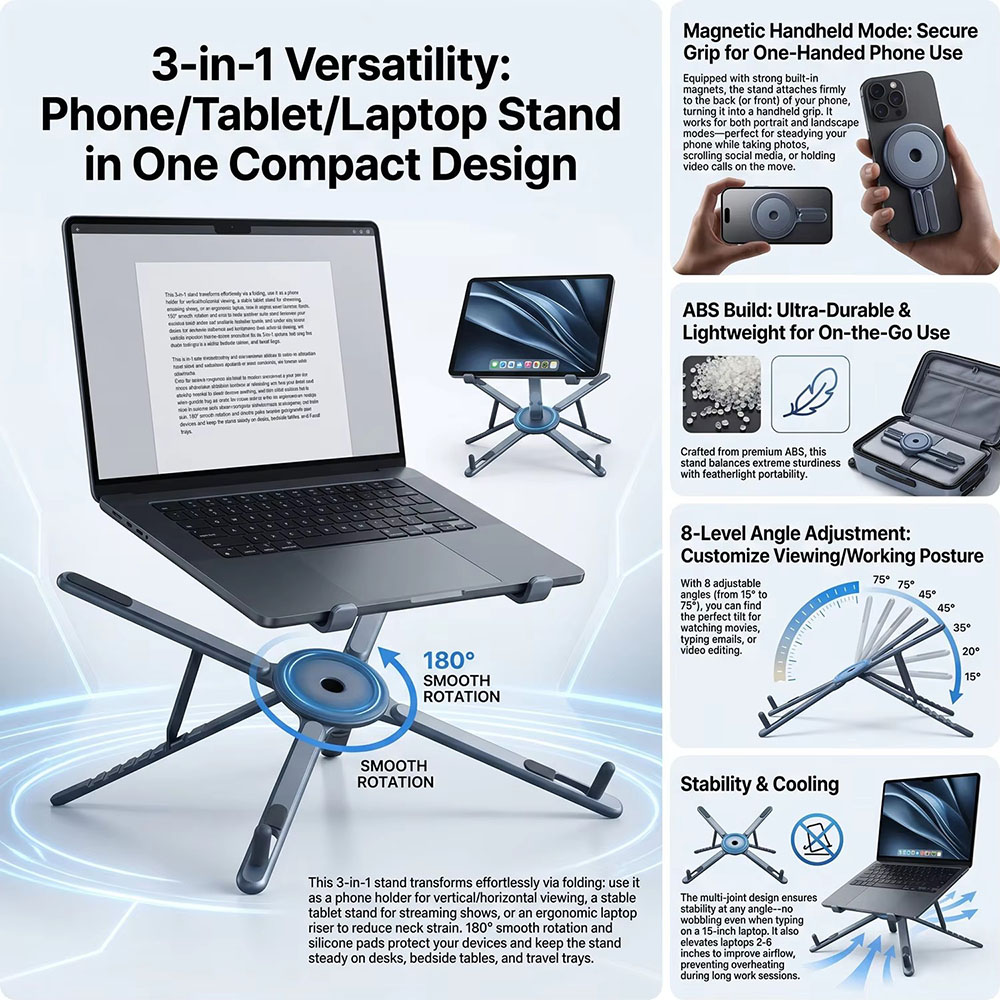 Soporte Magnético Portátil par - Phone Accessories For Photography reseña y precio