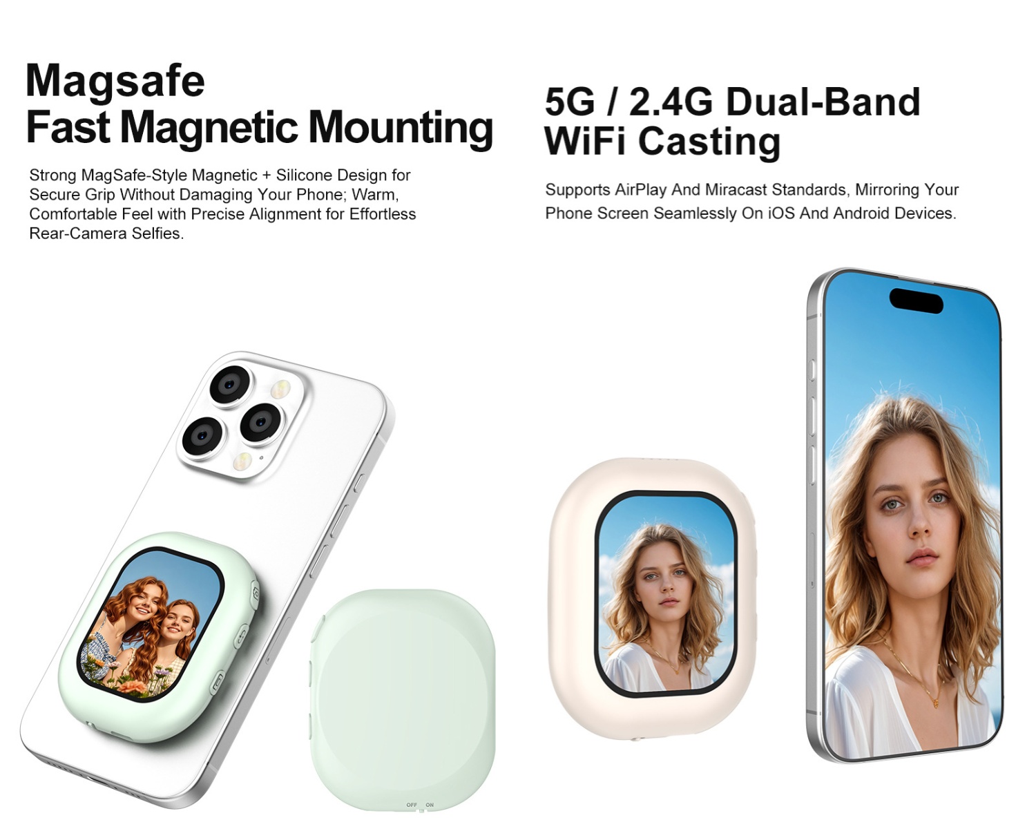 Mini Monitor Magnético Inalámb - Phone Accessories For Photography reseña y precio